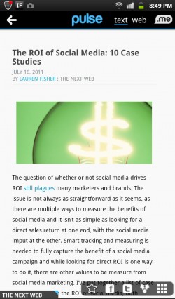 TABLET READING. The experience of reading on the tablet is closer to print. TABLET READING. The experience of reading on the tablet is closer to print.