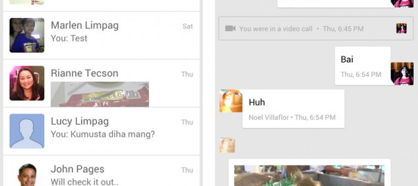 UNIFIED MESSAGING. Hangouts is Google’s unified messaging application that allows you to chat on your phone, tablet or computer and move among these devices seamlessly.