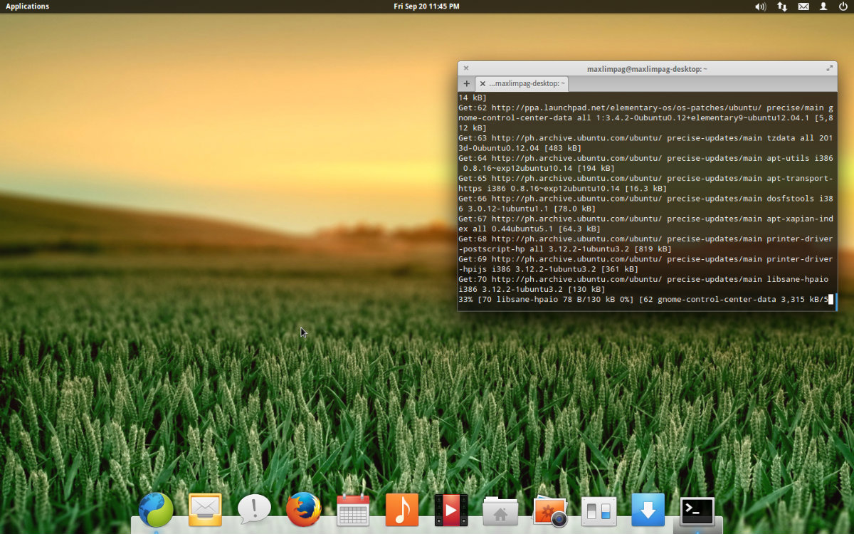 elementary OS update