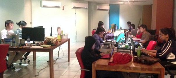 Cebu-based developers work on a website to centralize Super typhoon Yolanda damage and relief information.