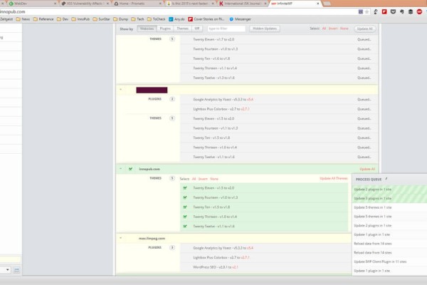 WordPress InfiniteWP
