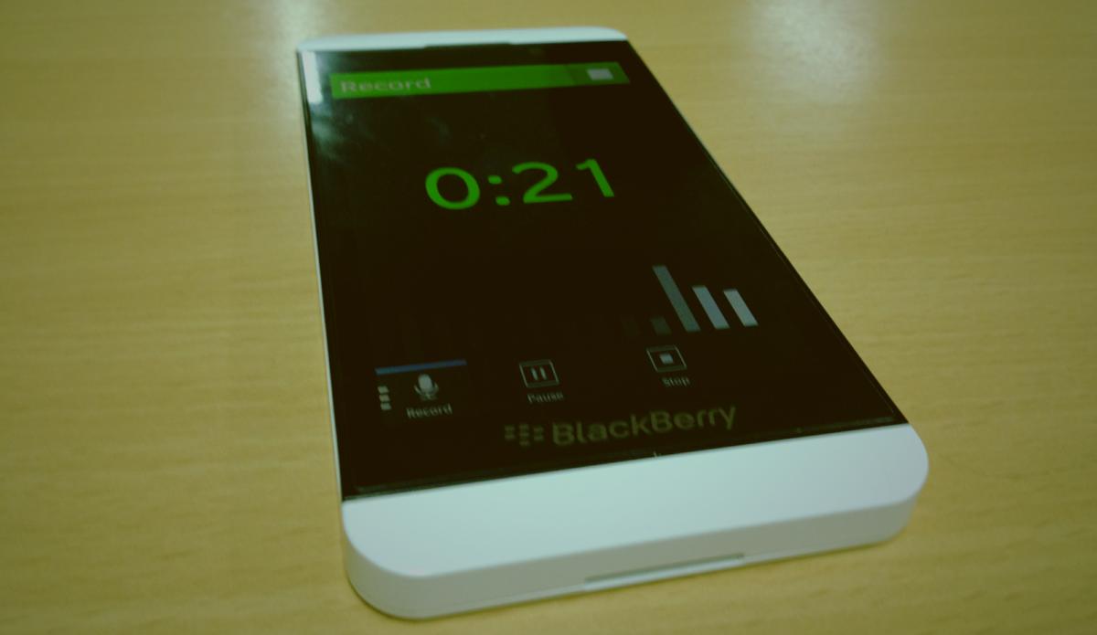 Parrot voice record BlackBerry Z10