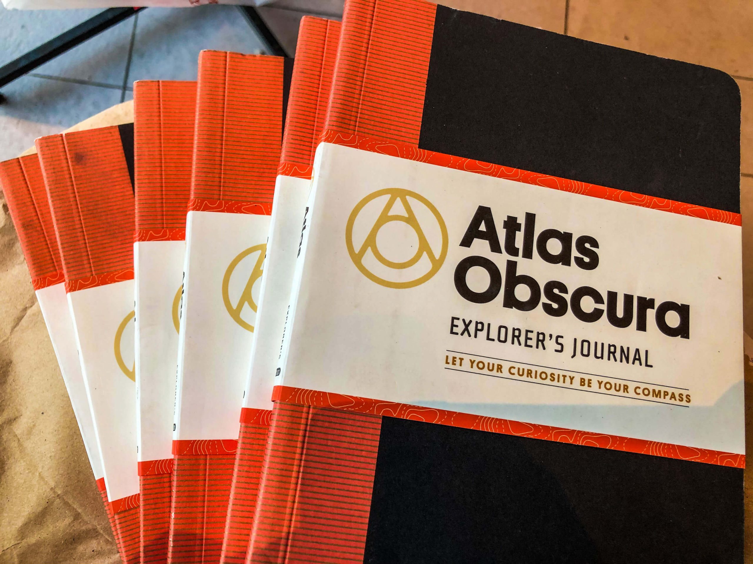 ON SALE. Bought these Atlas Obscura Explorer’s Journal from Book Sale branches in Cebu City.