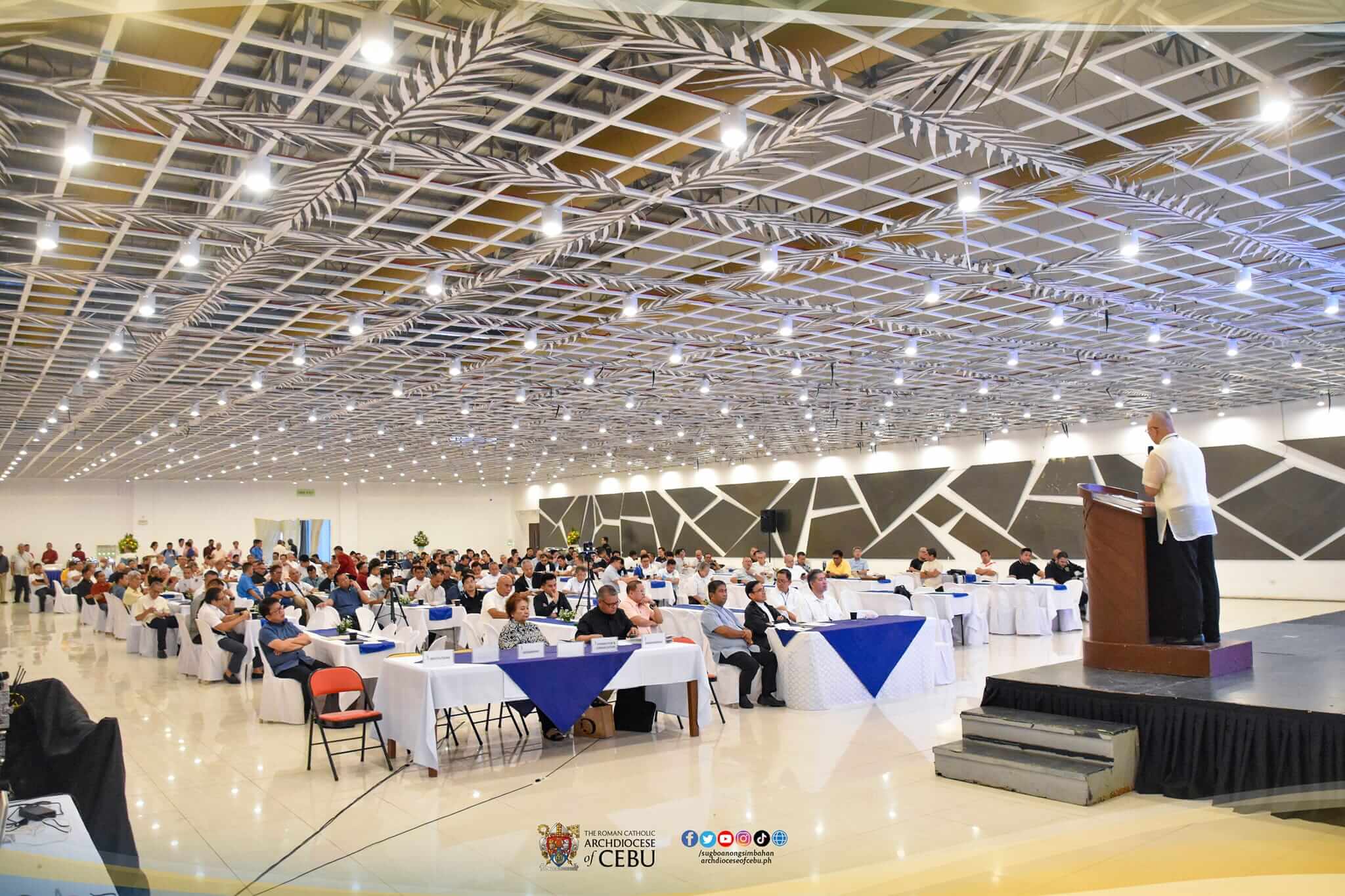 SUGBUSWAK. Cebu Archbishop Jose S. Palma gave the welcome address during the Day of Prayer and Discernment last September 18, 2023, which was held to discuss the move to break up the Archdiocese of Cebu.